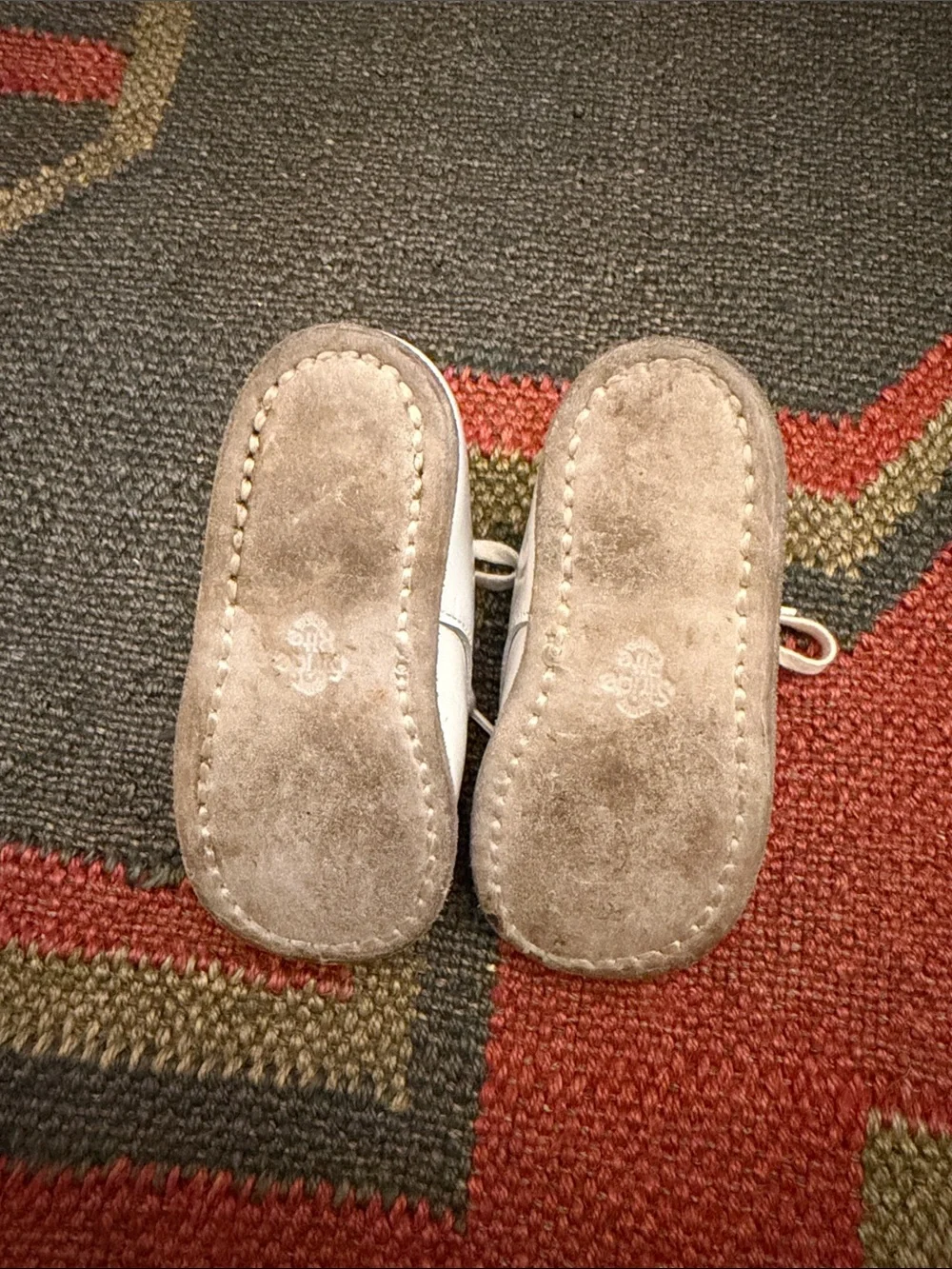Stride Rite White Leather Shoes